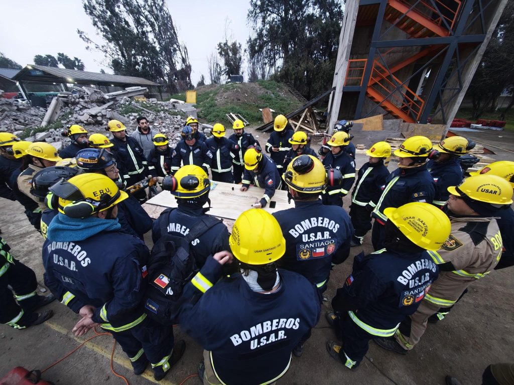 EBS dictó curso Rescate Urbano Pesado en Estructuras Colapsadas para USAR-Santiago y de otros Cuerpos