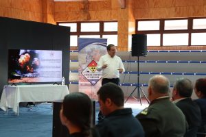 Superintendente compartió la experiencia HazMat del CBS en seminario realizado en Pitrufquén