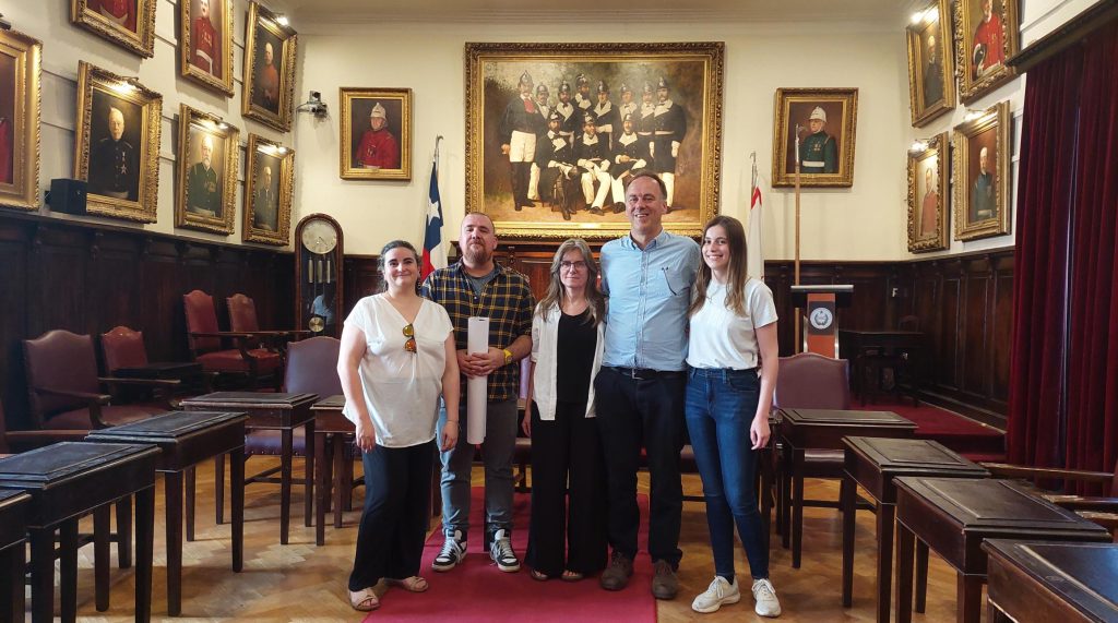 Familia de Adolf Möller recorrió el Cuartel General construido por su ilustre antepasado