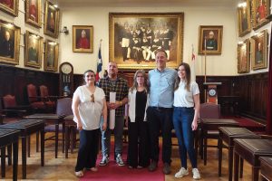 Familia de Adolf Möller recorrió el Cuartel General construido por su ilustre antepasado