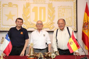 La “Bomba España” celebró los 90 años de su Primera Antigüedad, Julio Monasterio