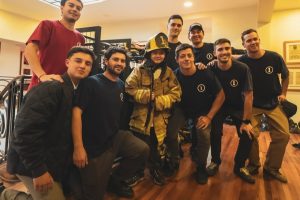 Vicente cumplió su sueño y fue nombrado bombero de la 1ª Compañía del CBS