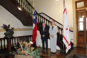 Superintendente del CBS recibi&oacute; a Directora Ejecutiva de la Organizaci&oacute;n de Bomberos Americanos