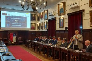 Rector expuso hitos de la Memoria 2025 de la Escuela de Bomberos de Santiago