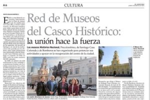 El MuBo en reportaje de El Mercurio sobre museos del casco hist&oacute;rico de Santiago