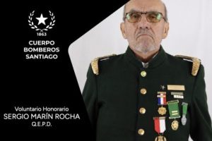 Comunicaci&oacute;n de Secretar&iacute;a General por el fallecimiento del Voluntario Honorario Sergio Mar&iacute;n Rocha, de la 21&ordf; Compa&ntilde;&iacute;a (Q.E.P.D)