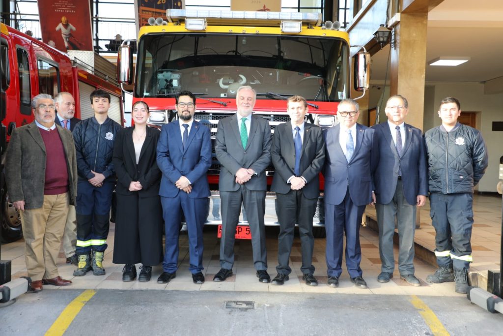 Cónsul de España visitó la 10ª Compañía y compartió con sus Oficiales y voluntarios