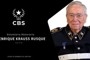 Fallecimiento del Voluntario Honorario Enrique Krauss Rusque, de la 13&ordf; Compa&ntilde;&iacute;a