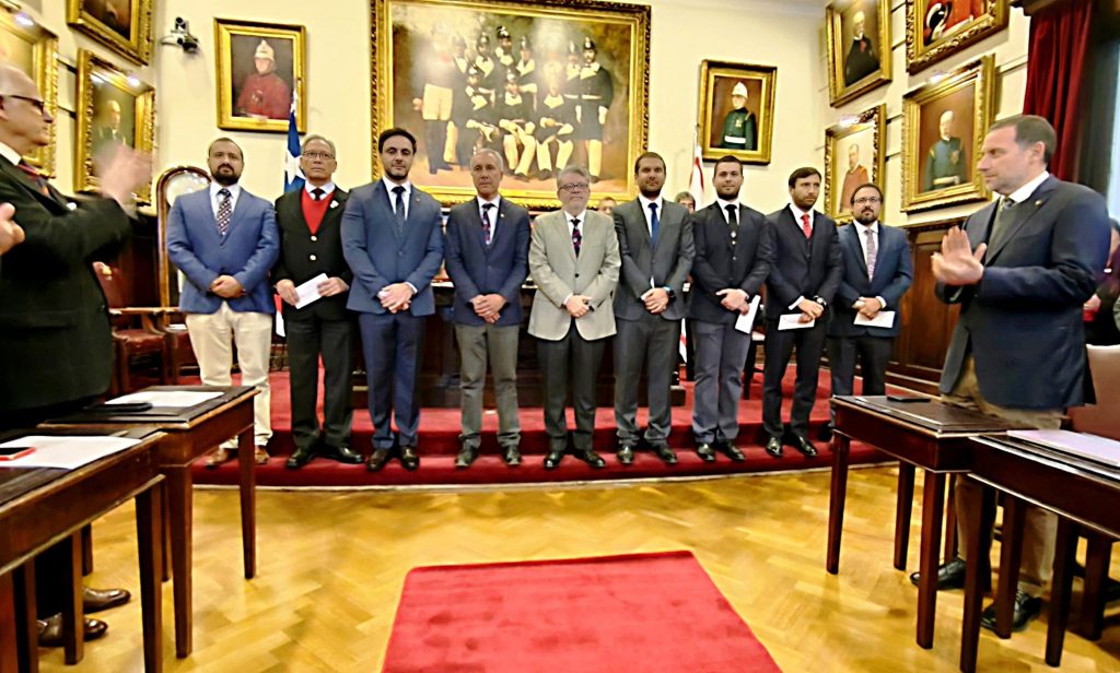 Integrantes del Grupo USAR-Santiago fueron distinguidos en Directorio por su labor en terremoto de Venezuela