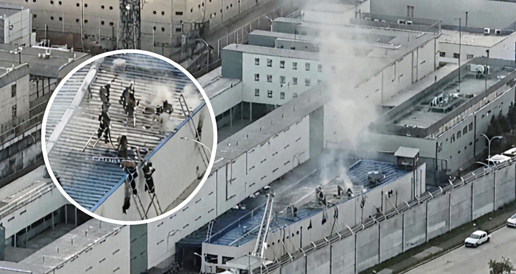 Cuerpo de Bomberos de Santiago control&oacute; incendio en c&aacute;rcel Santiago 1