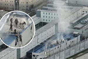 Cuerpo de Bomberos de Santiago control&oacute; incendio en c&aacute;rcel Santiago 1