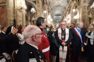 El Cuerpo de Bomberos de Santiago particip&oacute; en el Te Deum 2026