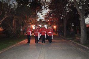 La Primera Compa&ntilde;&iacute;a a 150 a&ntilde;os de su primer M&aacute;rtir, Adolfo Ossa de la Fuente: romer&iacute;a nocturna y seis nuevos ingresos