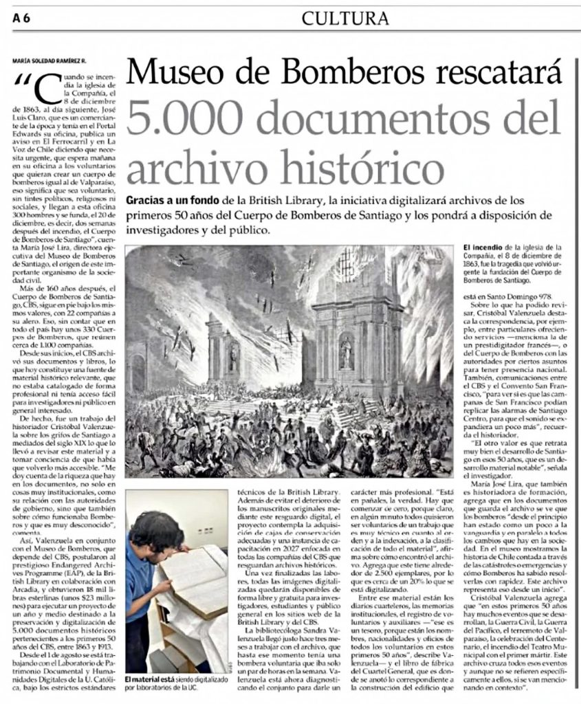 Museo de Bomberos de Santiago se adjudica fondo internacional